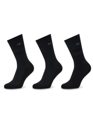 Zdjęcie produktu Calvin Klein Zestaw 3 par wysokich skarpet damskich 701219848 Czarny