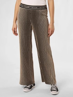 Zdjęcie produktu Cambio Spodnie - Allison Kobiety wiskoza czarny|biały|złoty wypukły wzór tkaniny,