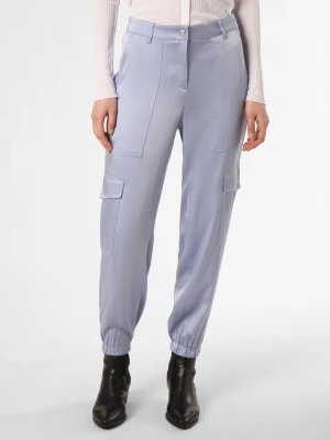 Zdjęcie produktu Cambio Spodnie - Check Kobiety Bawełna niebieski jednolity,
