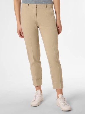 Zdjęcie produktu Cambio Spodnie z dodatkiem lnu Kobiety Bawełna beżowy jednolity,