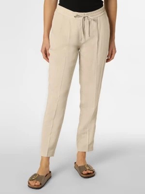 Zdjęcie produktu Cambio Spodnie z dodatkiem lnu Kobiety Sztuczne włókno beżowy jednolity,