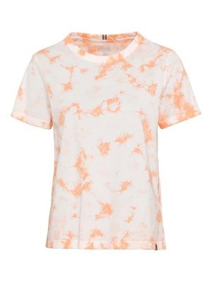 Zdjęcie produktu Camel Active Koszulka w kolorze pomarańczowo-białym rozmiar: S