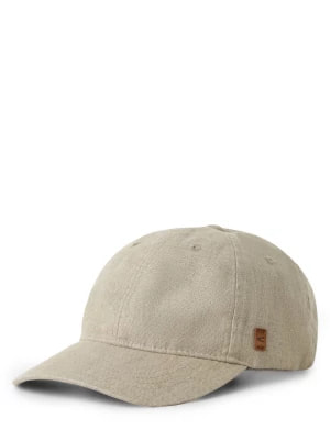 Zdjęcie produktu Camel Active Męska czapka z zawartością lnu Mężczyźni Bawełna beżowy jednolity,