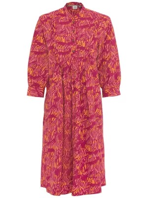 Zdjęcie produktu Camel Active Sukienka w kolorze różowym ze wzorem rozmiar: M