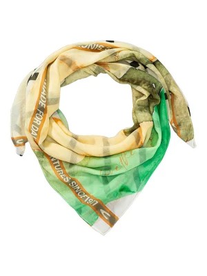 Zdjęcie produktu Camel Active Szal w kolorze beżowo-zielonym rozmiar: onesize
