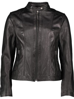 Zdjęcie produktu Caminari Skórzana kurtka "Aula" w kolorze czarnym rozmiar: 38