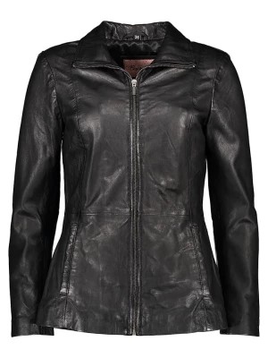 Zdjęcie produktu Caminari Skórzana kurtka "Caray" w kolorze czarnym rozmiar: 48