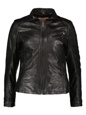 Zdjęcie produktu Caminari Skórzana kurtka "Dame" w kolorze czarnym rozmiar: 38