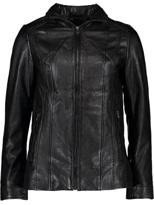 Zdjęcie produktu Caminari Skórzana kurtka "Lisa" w kolorze czarnym rozmiar: 36