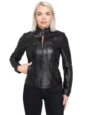 Zdjęcie produktu Caminari Skórzana kurtka w kolorze czarnym rozmiar: 36