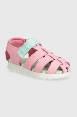 Zdjęcie produktu Camper sandały skórzane dziecięce kolor różowy