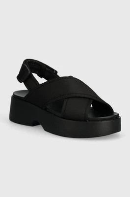 Zdjęcie produktu Camper sandały Tasha damskie kolor czarny na platformie K201610.001