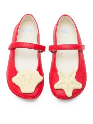 Zdjęcie produktu Camper Skórzane baleriny "TWS" w kolorze czerwonym rozmiar: 35