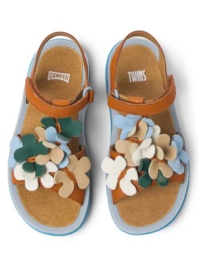 Zdjęcie produktu Camper Skórzane sandały w kolorze jasnobrązowym rozmiar: 29