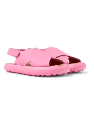 Zdjęcie produktu Camper Skórzane sandały w kolorze różowym rozmiar: 38