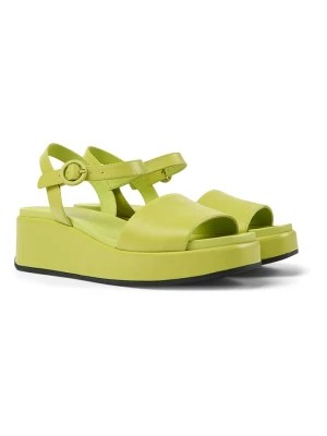 Zdjęcie produktu Camper Skórzane sandały w kolorze zielonym rozmiar: 38