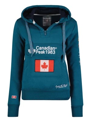 Zdjęcie produktu Canadian Peak Bluza "Gyrelle" w kolorze niebiesko-zielonym rozmiar: S