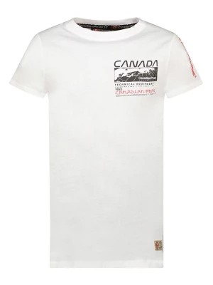 Zdjęcie produktu Canadian Peak Koszulka "Jholmeak" w kolorze białym rozmiar: XXL