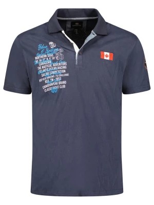 Zdjęcie produktu Canadian Peak Koszulka polo "Kancreak" w kolorze granatowym rozmiar: XXL