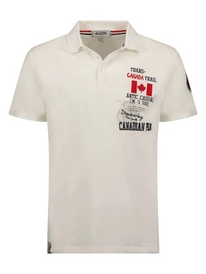 Zdjęcie produktu Canadian Peak Koszulka polo "Kantrail" w kolorze białym rozmiar: S