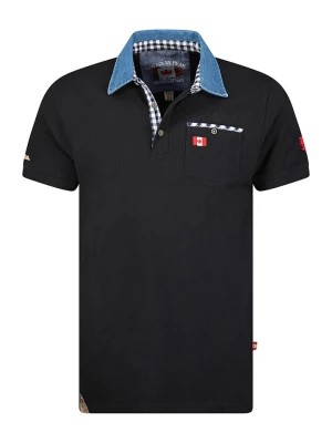 Zdjęcie produktu Canadian Peak Koszulka polo "Kerwineak" w kolorze czarnym rozmiar: S