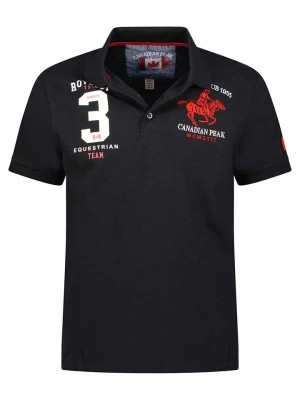 Zdjęcie produktu Canadian Peak Koszulka polo "Klubeak" w kolorze czarnym rozmiar: S