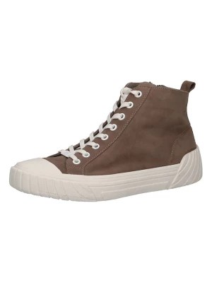 Zdjęcie produktu Caprice Skórzane sneakersy w kolorze brązowym rozmiar: 37