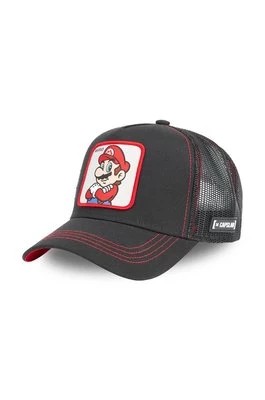 Zdjęcie produktu Capslab czapka Super Mario kolor czarny z aplikacją CL.SMB.1.MAR2