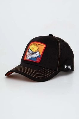 Zdjęcie produktu Capslab czapka z daszkiem Naruto kolor czarny z aplikacją