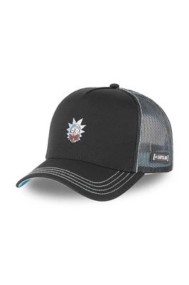 Zdjęcie produktu Capslab czapka z daszkiem Rick and Morty kolor czarny z aplikacją