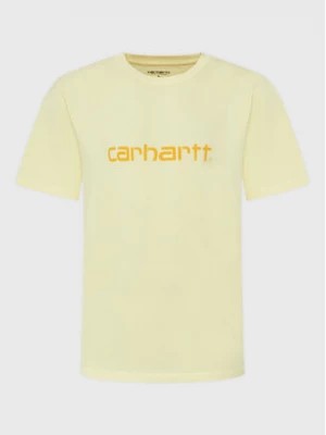 Zdjęcie produktu Carhartt WIP T-Shirt Script I031047 Żółty Regular Fit