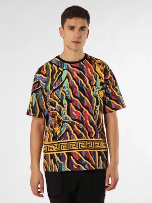 Zdjęcie produktu Carlo Colucci T-shirt męski Mężczyźni Bawełna wielokolorowy wzorzysty,