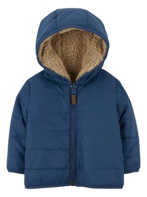 Zdjęcie produktu carter's Dwustronna kurtka przejściowa w kolorze beżowo-niebieskim rozmiar: 80