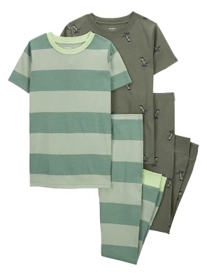 Zdjęcie produktu carter's Piżamy (2 szt.) w kolorze zielonym rozmiar: 128/134