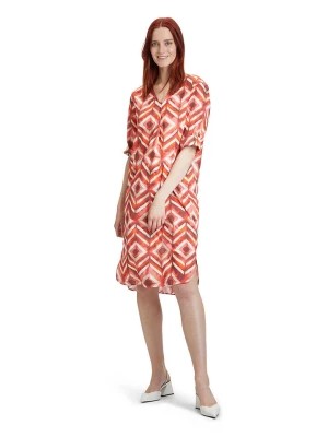 Zdjęcie produktu CARTOON Sukienka w kolorze czerwono-kremowym rozmiar: 38