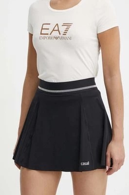 Zdjęcie produktu Casall spódnica sportowa Court kolor czarny mini rozkloszowana