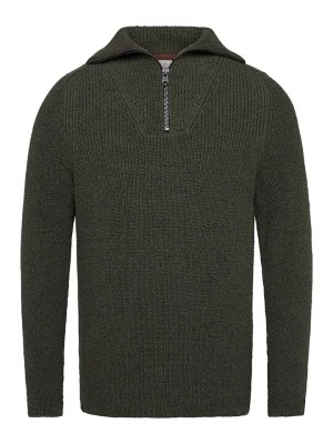 Zdjęcie produktu CAST IRON Sweter w kolorze ciemnozielonym rozmiar: L