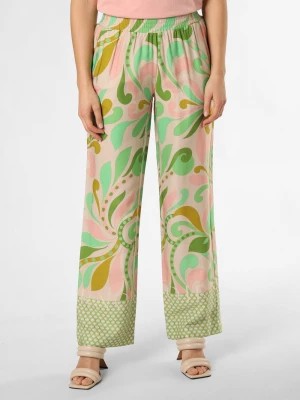 Zdjęcie produktu CATNOIR Spodnie Kobiety wiskoza beżowy|zielony wzorzysty,
