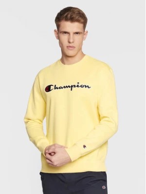 Zdjęcie produktu Champion Bluza Embroided Script Logo 217859 Żółty Regular Fit