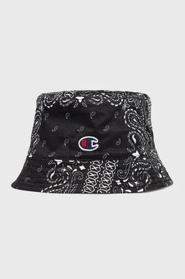 Zdjęcie produktu Champion kapelusz dwustronny bawełniany 805505 kolor czarny bawełniany
