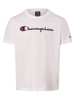 Zdjęcie produktu Champion Koszulka męska Mężczyźni Bawełna biały nadruk,
