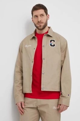Zdjęcie produktu Champion kurtka koszulowa bawełniana kolor beżowy przejściowa 219859