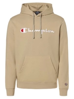 Zdjęcie produktu Champion Męski sweter z kapturem Mężczyźni beżowy jednolity,