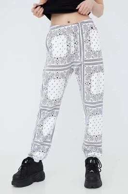 Zdjęcie produktu Champion spodnie 115122 damskie kolor biały wzorzyste