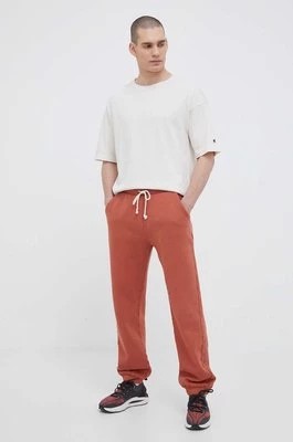 Zdjęcie produktu Champion spodnie dresowe kolor brązowy gładkie
