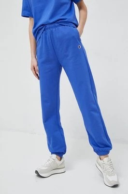 Zdjęcie produktu Champion spodnie dresowe kolor niebieski gładkie