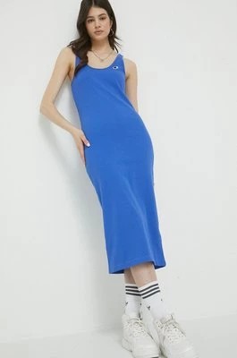 Zdjęcie produktu Champion sukienka kolor niebieski midi dopasowana