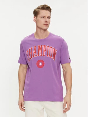 Zdjęcie produktu Champion T-Shirt 219852 Fioletowy Comfort Fit