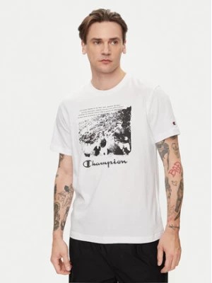 Zdjęcie produktu Champion T-Shirt Athletic Archive Graphic Print 216962 Biały Regular Fit