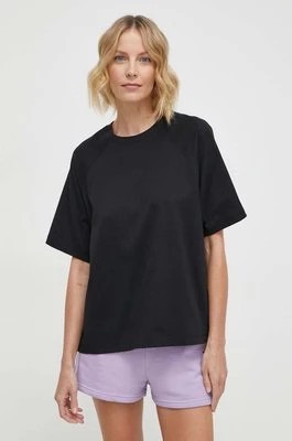 Zdjęcie produktu Champion t-shirt bawełniany damski kolor czarny 117351